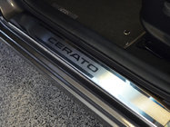 Kia Cerato 3 2013-2018 гг. Накладки на Пороги Nataniko (4 шт., Нержавейка) фото 1