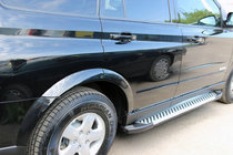 SsangYong Kyron 2005-2014 гг. Боковые пороги Line (2 шт., алюминий) фото 1