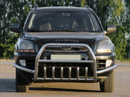 Kia Sportage 2004-2010 гг. Кенгурятник WT003 Special (нержавейка) фото 1