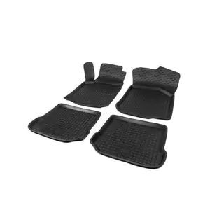 Резиновые коврики с бортиком (4 шт, Polytep) Seat Toledo 2000-2005 гг. фото 1