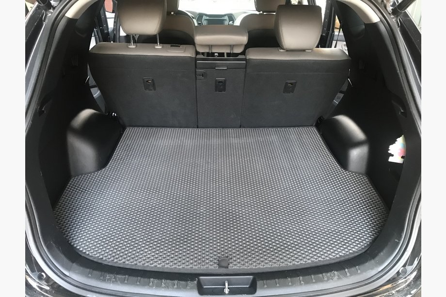 Hyundai Santa Fe 3 2012-2018 гг. Коврик багажника (EVA, черный) (5 мест) Image