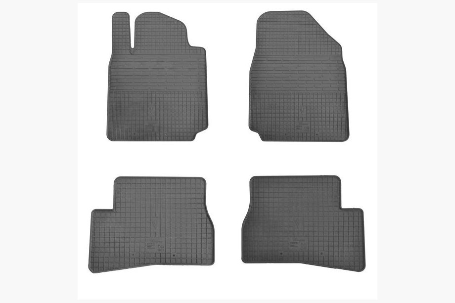 Nissan Almera N17 2012-2018 гг. Резиновые коврики (4 шт, Stingray Premium) Image