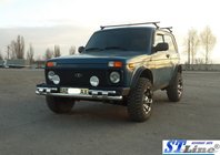 Lada Niva та Urban 1977- гг. Передняя Дуга ST015 (Нержавейка) фото 2