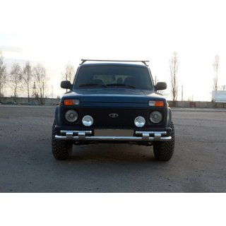 Передняя Дуга ST015 (Нержавейка) Lada Niva та Urban 1977- гг. фото 1