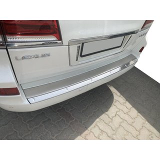 Вставка в задний бампер Хром (2012-2015) Lexus LX570/450d 2008-2022 гг. фото 2