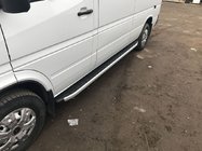 Mercedes Sprinter W901/902/903/904/905 1995–2006 гг. Боковые Подножки King (2 шт., Алюминий) фото 2