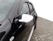 Renault Duster 2008–2017 гг. Хромированные Накладки на Зеркала (2 шт) V-2 фото 1