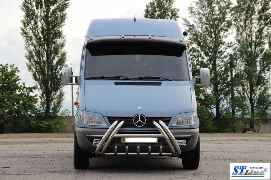 Mercedes Sprinter W901/902/903/904/905 1995–2006 гг. Кенгурятник Kelebek WT011 (нерж.) Фото 2