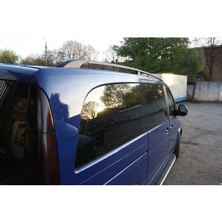 Рейлинги черные ELITE (пластиковая ножка) Mercedes Viano 2004-2014 гг. фото 2