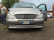 Mercedes Viano 2004-2014 гг. Передняя защита ST014 (нержавейка) 60/42мм фото 7