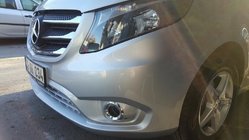 Mercedes Vito/V-class W447 2014- гг. Накладки на решетку 2014-2020 (5 шт, нержавейка) фото 5