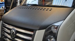 Volkswagen Crafter 2006-2016 гг. Чехол капота (эко-кожа) фото 2
