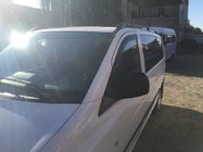 Mercedes Viano 2004-2014 гг. Черные рейлинги Skyport (цельнометаллические) фото 8