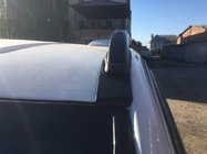 Mercedes Viano 2004-2014 гг. Черные рейлинги Skyport (цельнометаллические) фото 4