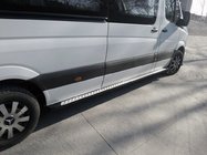 Mercedes Sprinter W906 2006–2018 гг. Боковые Подножки DOT-Line (2 шт., Алюминий) фото 1
