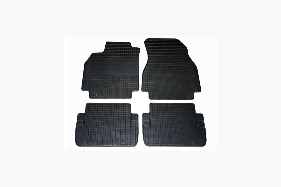 Renault Megane II 2004-2009 гг. Оригинальные резиновые коврики (4 шт, Doma) Image