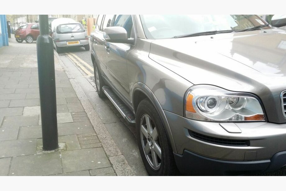 Volvo XC90 2002-2014 гг. Боковые пороги RedLine V1 (2 шт., алюминий) Image