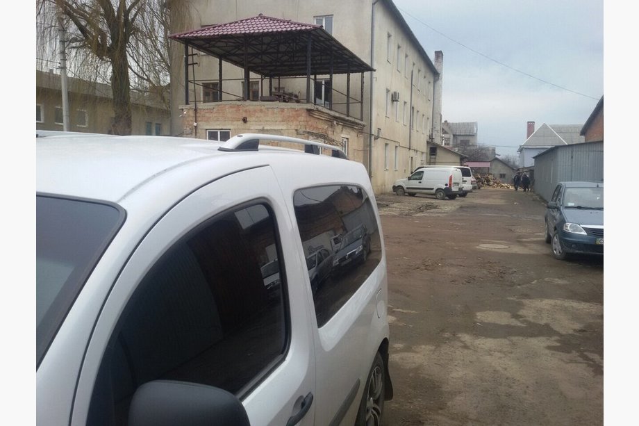 Renault Kangoo 2008–2020 гг. Рейлинги Skyport (серый матовый) Макси база Фото 2