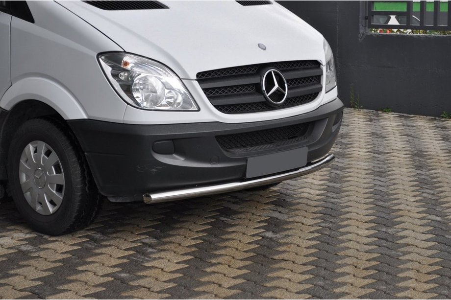 Mercedes Sprinter W906 2006–2018 гг. Передняя нижняя дуга ST008 (нерж. сталь) 2006-2013, 70мм Image