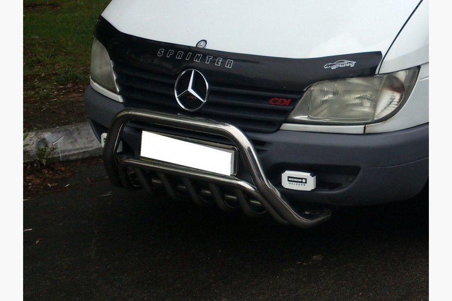Mercedes Sprinter W901/902/903/904/905 1995–2006 гг. Передний Защитный Дуга WT002 (Нержавейка) Фото 3