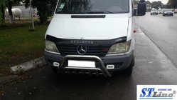 Mercedes Sprinter W901/902/903/904/905 1995–2006 гг. Передний Защитный Дуга WT002 (Нержавейка) 2000-2006 фото 2