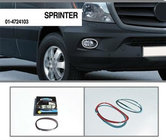 Mercedes Sprinter W906 2006–2018 гг. Хромированные Накладки на Противотуманные Фары 2013↗ (2 шт., Нержавейка) фото 3