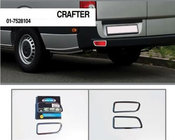Volkswagen Crafter 2006-2016 гг. Накладки на отражатели (2 шт., нержавейка) фото 4