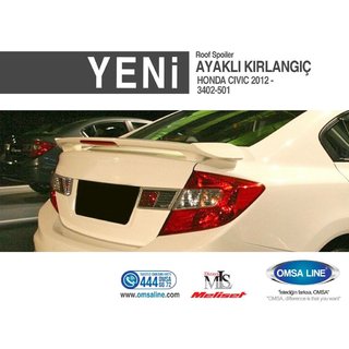 Спойлер Isikli (под покраску) Honda Civic Sedan IX 2011-2016 гг. фото 2
