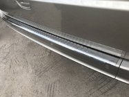 Mercedes Vito W639 2004-2014 гг. Накладка на задний бампер Черный Хром (OmsaLine, Нержавеющая сталь) фото 1