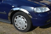 Opel Astra G classic 1998-2012 гг. Накладки на арки (4 шт, нержавейка) фото 1