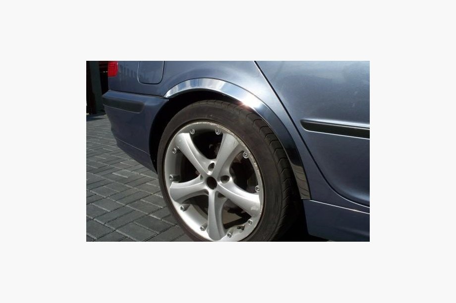 BMW 3 серия E46 1998-2006 гг. Накладки на арки (4 шт, нержавейка) Image