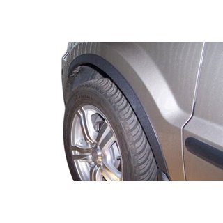 Накладки на арки (4 шт, черные) Ford Fusion 2002-2012 гг. фото 1