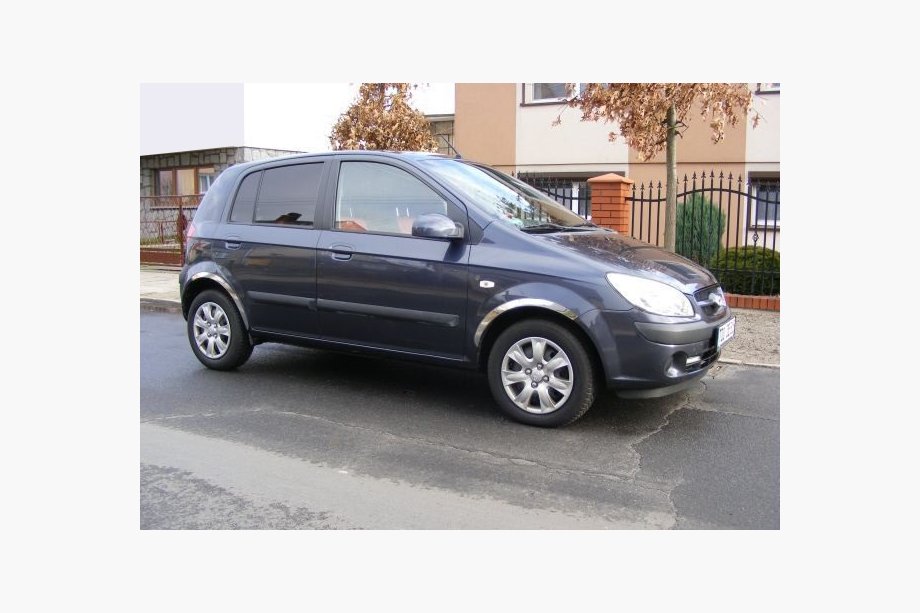 Hyundai Getz 2002- гг. Накладки на арки (4 шт, нержавейка) Image