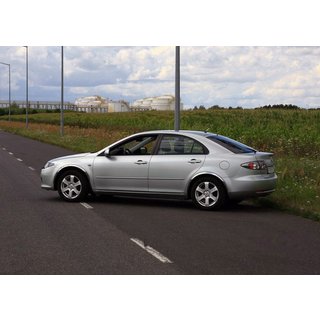 Накладки на арки (4 шт, нержавейка) Mazda 6 2003-2008 гг. фото 2