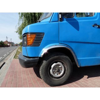 Накладки на арки из нержавейки (4 шт) Mercedes T1 (207-410) 1977-1995 гг. фото 1