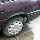 Opel Vectra A 1987-1995 гг. Накладки на арки (4 шт, черные) фото 1