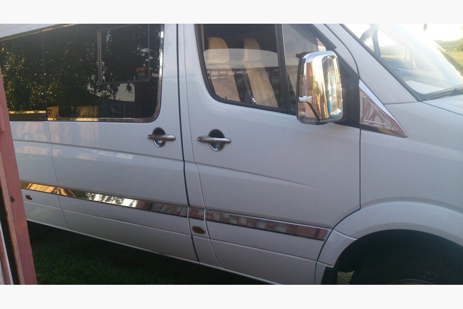 Mercedes Sprinter W906 2006–2018 гг. Хромированные Накладки на Зеркала (2 шт.) Хромированный пластик Фото 15