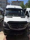 Mercedes Sprinter W906 2006–2018 гг. Козырек на лобовое стекло на раме V1 (черный глянец, 5мм) фото 5