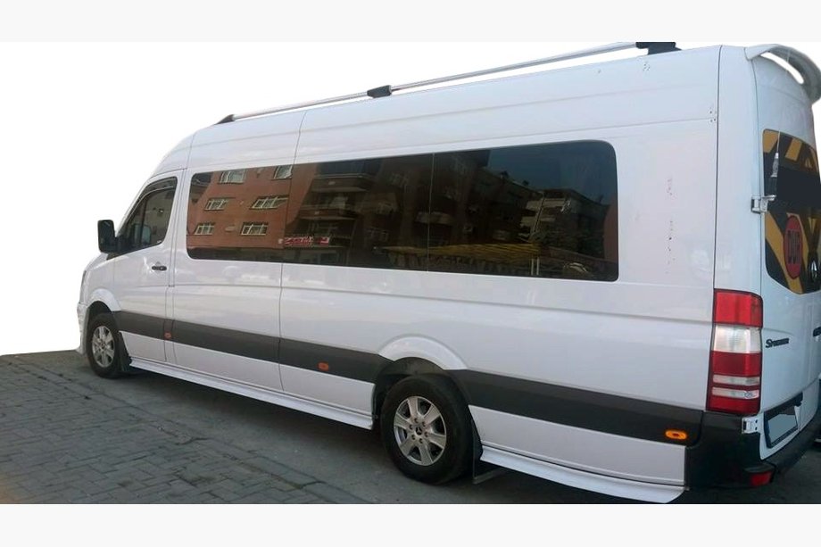 Mercedes Sprinter W906 2006–2018 гг. Боковые пороги Sport (под покраску) Image
