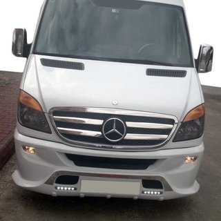 Накладка на передний бампер Sport 3 (2006-2013) Mercedes Sprinter W906 2006–2018 гг. фото 2