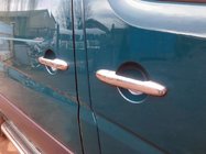 Volkswagen Crafter 2006-2016 гг. Хромированные Накладки на Ручки Дверей (4 шт, Нержавейка) Carmos - Турецкая Нержавеющая Сталь фото 2
