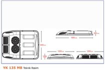 Renault Trafic 2001–2015 гг. Крышный кондиционер 13.5 кВт (моноблок) фото 3
