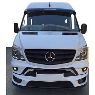 Накладка на передний бампер AMG (2013↗) Mercedes Sprinter W906 2006–2018 гг. фото 2