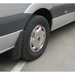 Колпаки из нержавеющей стали OEM (1-шт., 4 шт.) Volkswagen Crafter 2006-2016 гг. фото 3