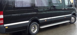 Volkswagen Crafter 2006-2016 гг. Накладки на двери из нержавеющей стали фото 3