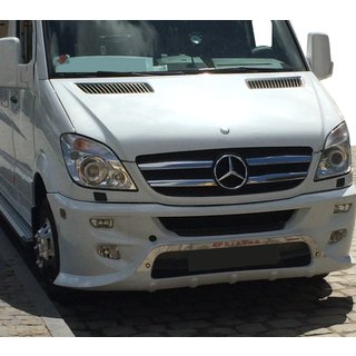 Накладка на передний бампер Sport 2 (2006-2013) Mercedes Sprinter W906 2006–2018 гг. фото 2