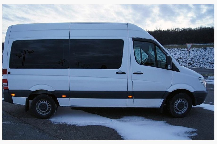 Mercedes Sprinter W906 2006–2018 гг. Клеящиеся ветровики на окна (2 шт, DDU-CBR) Image