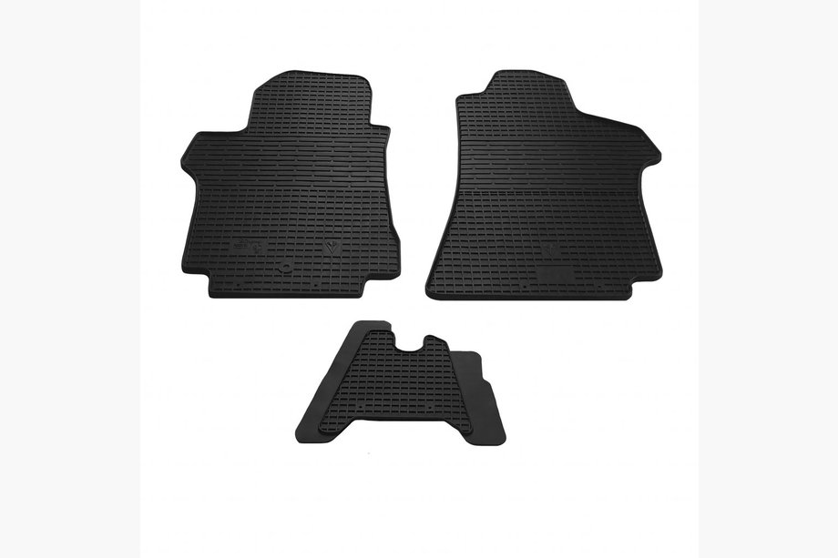 Hyundai H300, H1, Starex 2008-2020 гг. Резиновые Коврики 2↗1 (3 шт, Stingray Premium) Image