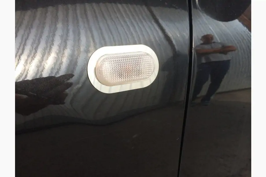 Nissan Note 2004-2012 гг. Окантовка поворотника (2 шт, нержавейка) Фото 1