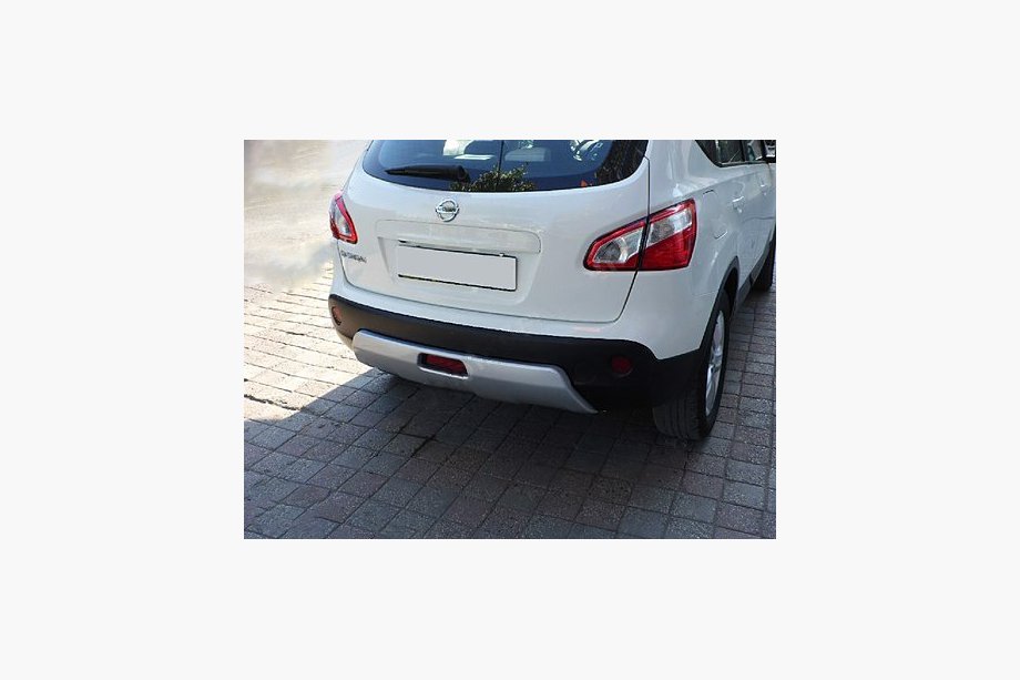 Nissan Qashqai 2010-2014 гг. Задний диффузор (под покраску) Image